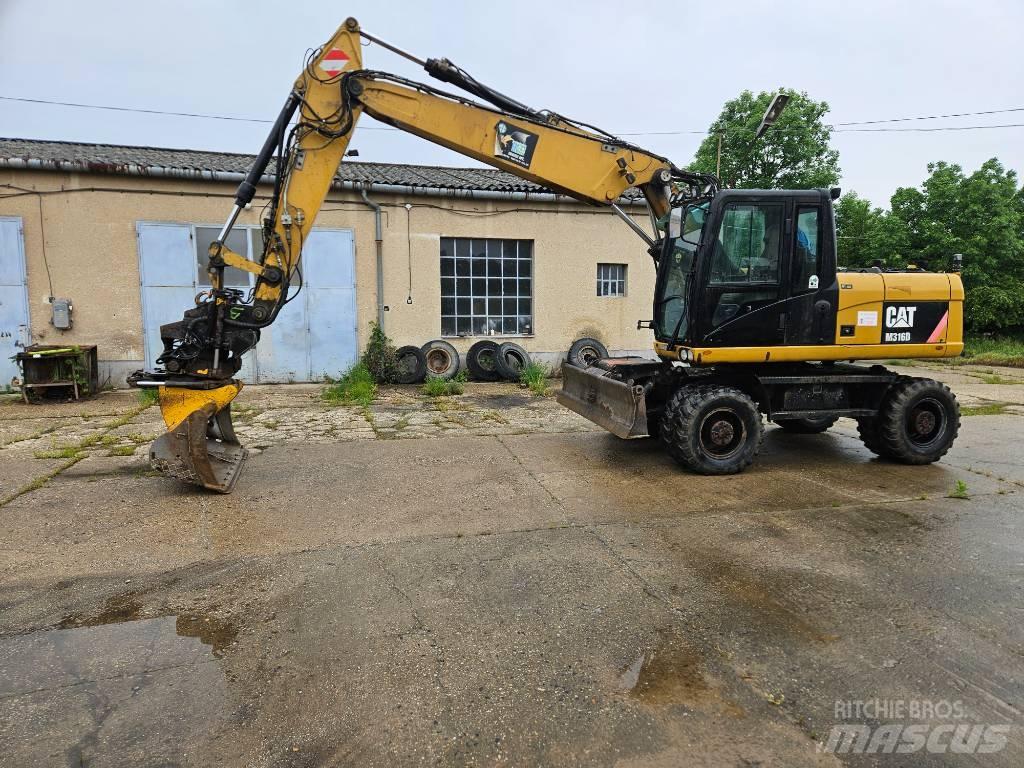 CAT M 316 D Gravemaskiner på hjul