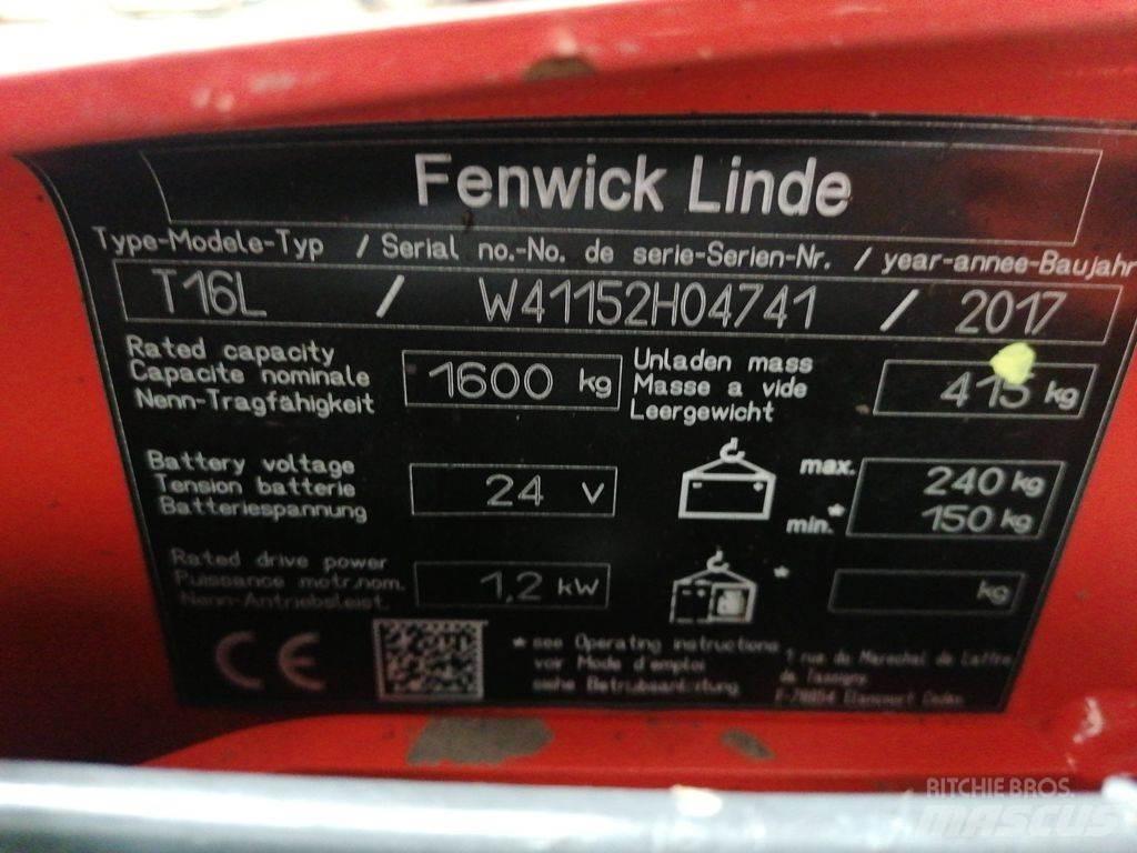 Linde T16L El-palleløftere