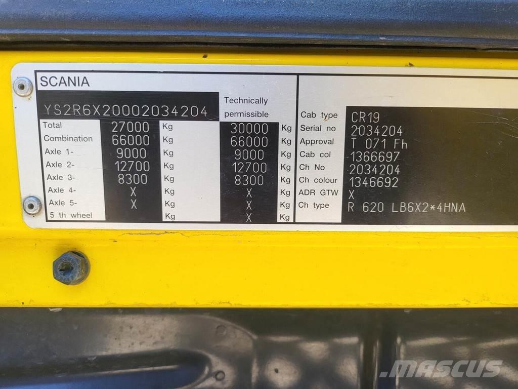 Scania R620 6X2*4 Lastbiler med tip