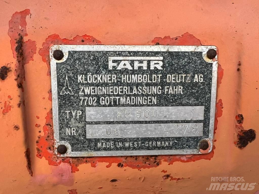 Deutz-Fahr KH 500 DN River og høvendere