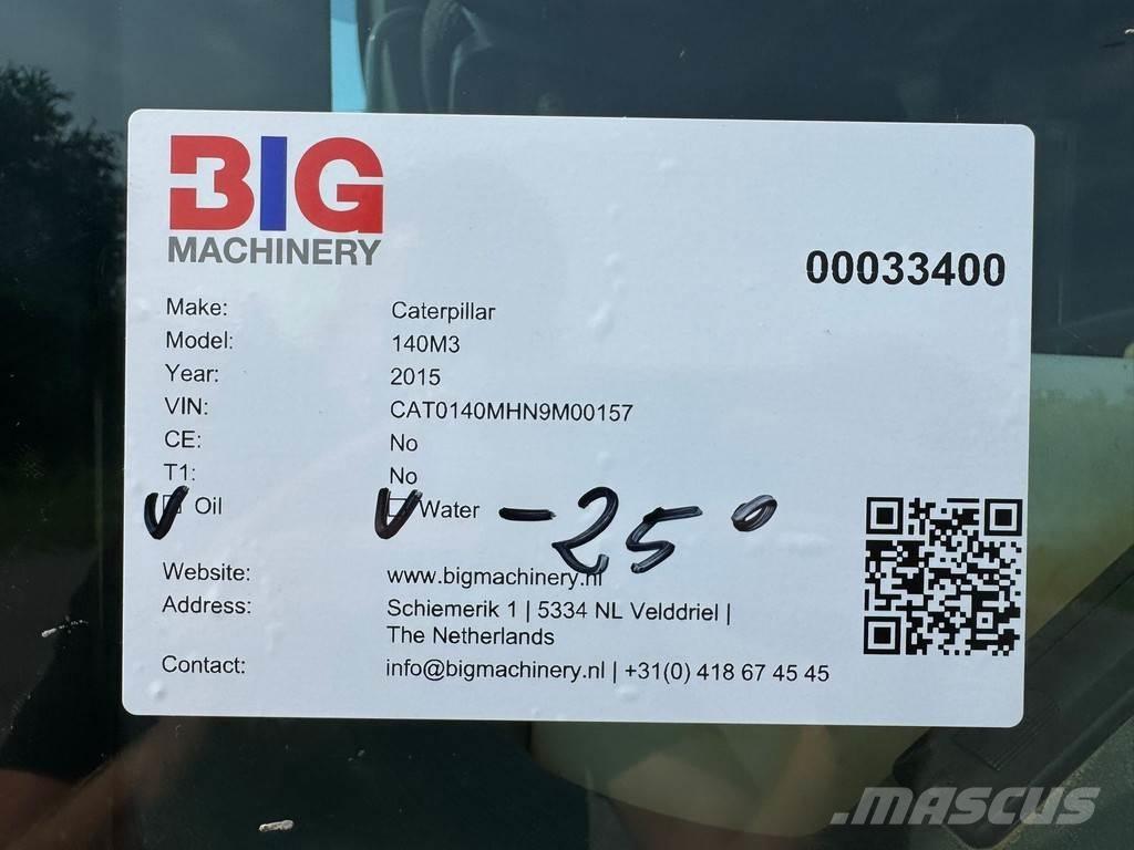 CAT 140M3 Vejhøvle / Gradere