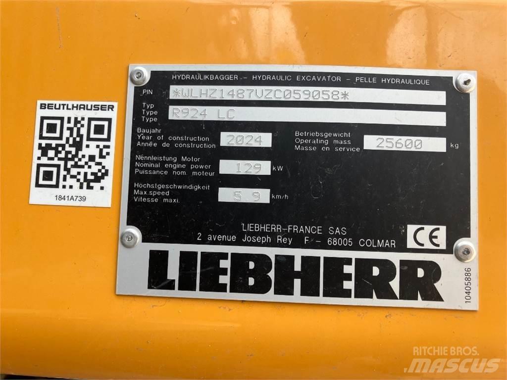 Liebherr R924 Gravemaskiner på larvebånd