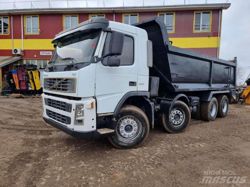 Volvo FM400 8x4 Skip loader