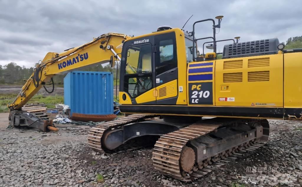 Komatsu PC 210 LC Gravemaskiner på larvebånd