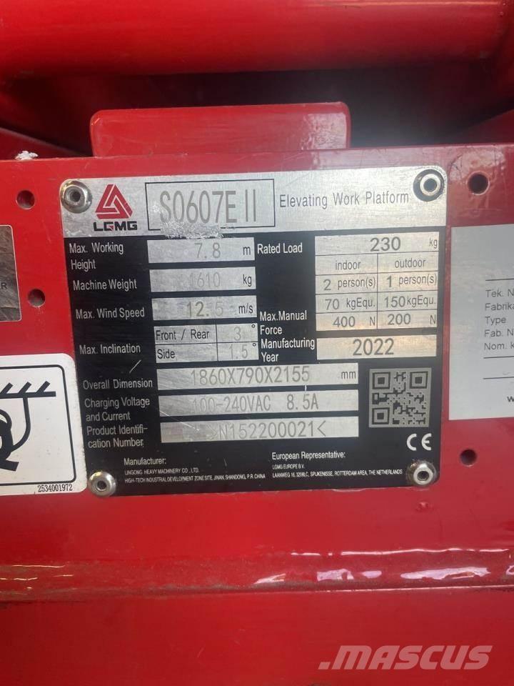 LGMG S0607E II Saxlifte