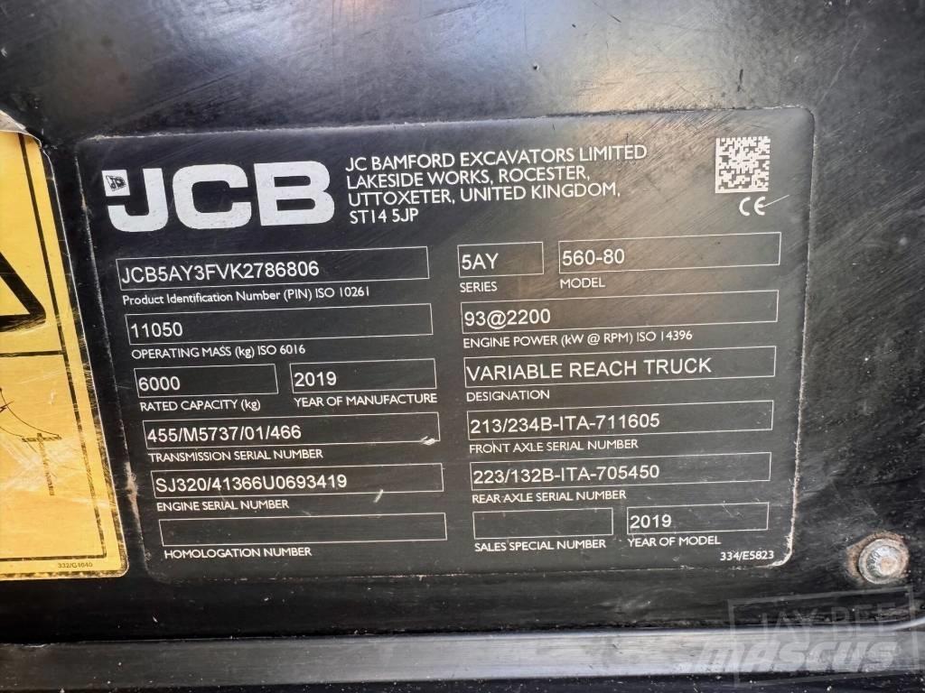 JCB 560-80 Teleskoplæssere