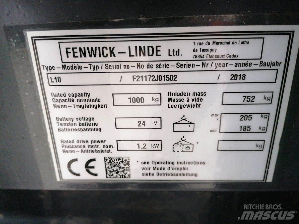Linde L10 Gaffelstabler med gående fører