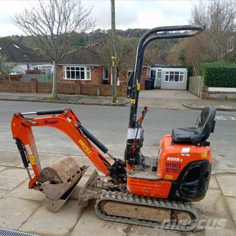 Kubota K 008-3 Minigravemaskiner