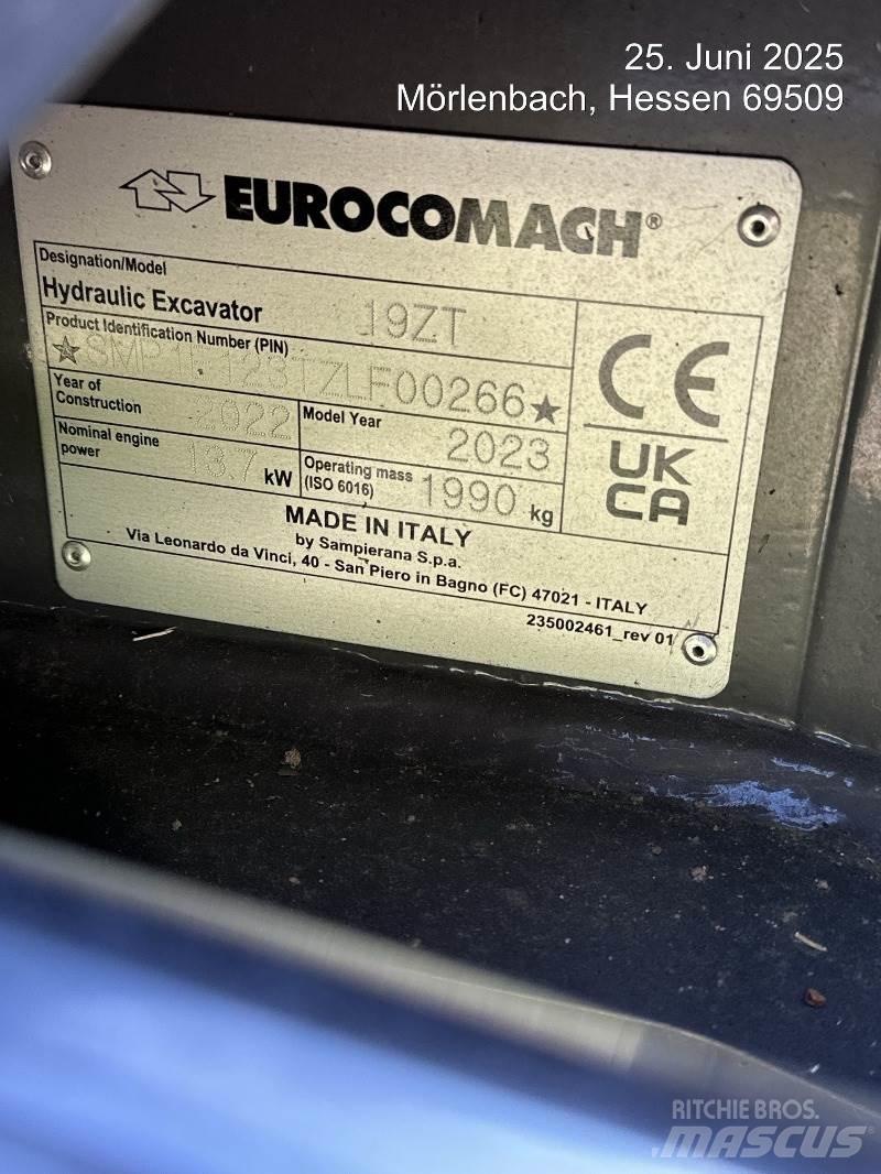 Eurocomach 19ZT Minigravemaskiner