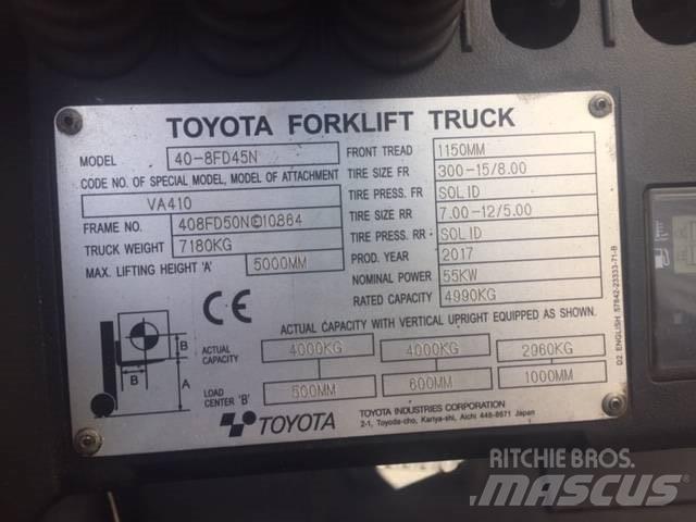 Toyota 40-8FD45N Diesel gaffeltrucks