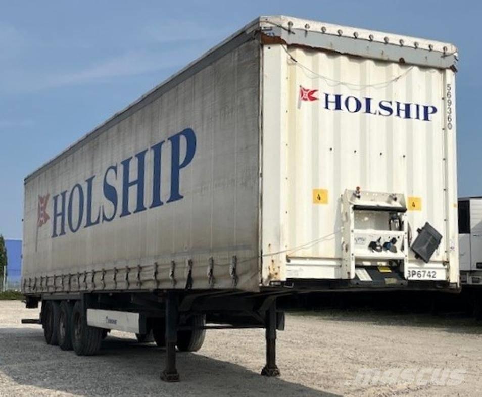 Krone SDP 27 Semi-trailer med Gardinsider