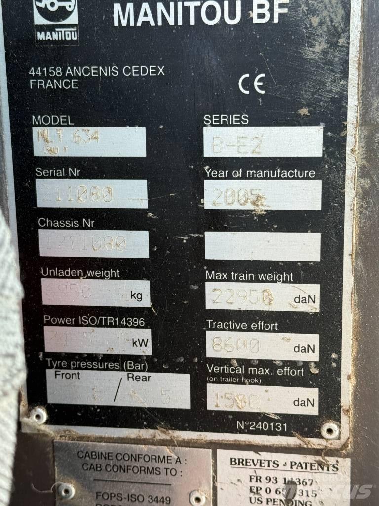 Manitou MLT 634-120 Teleskoplæssere