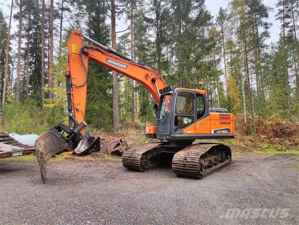 Doosan DX160 LC-5 Gravemaskiner på larvebånd