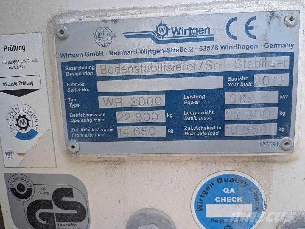 Wirtgen WR2000 Asfaltrecyclere