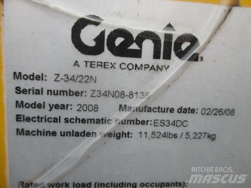 Genie Z 34/22 N Bomlifte med knækarm