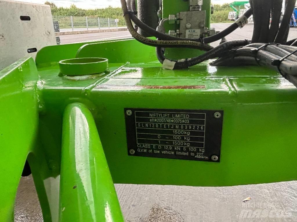 Niftylift 120 TET Trailermonterede lifte