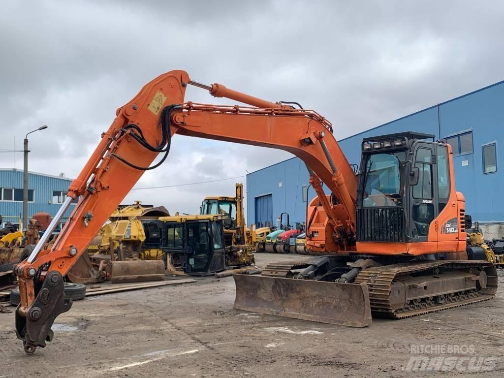 Doosan DX 140 LCR Gravemaskiner på larvebånd