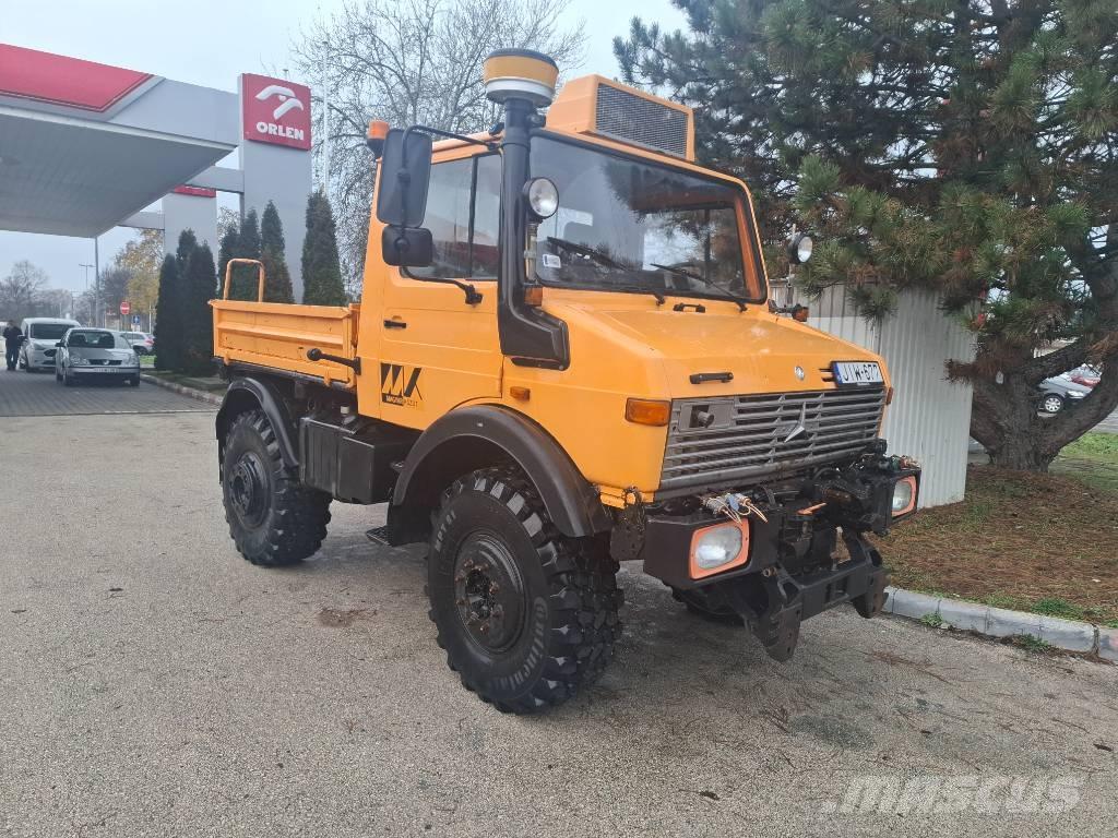 Unimog Unimog U1650 Lastbiler med tip