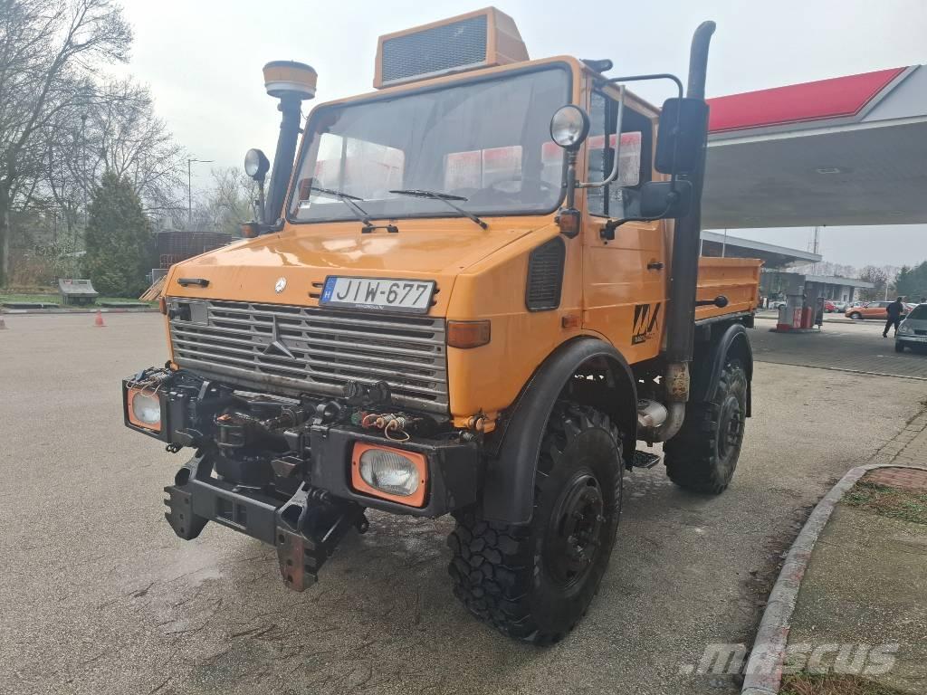 Unimog Unimog U1650 Lastbiler med tip