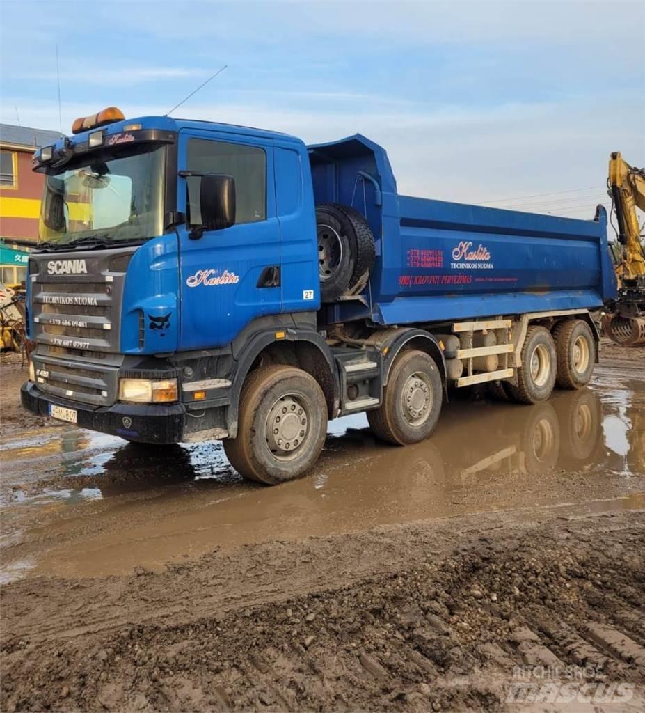 Scania R 420 8X4 Skip loader