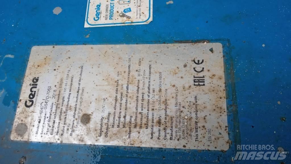 Genie GS4047 Saxlifte