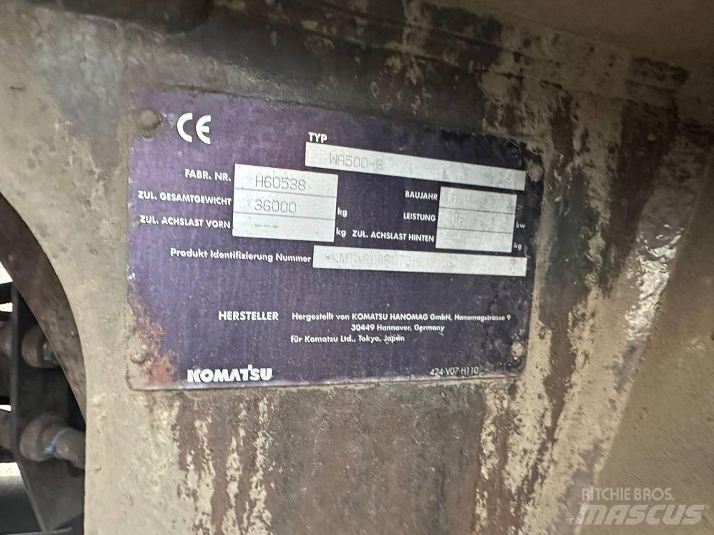 Komatsu WA 500-6 Læssemaskiner på hjul