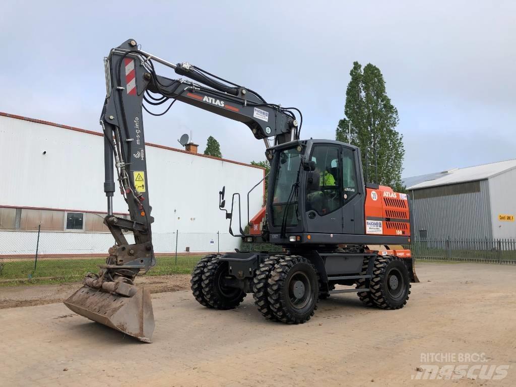 Atlas 150 W Gravemaskiner på hjul