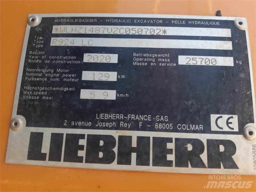 Liebherr R924 Gravemaskiner på larvebånd