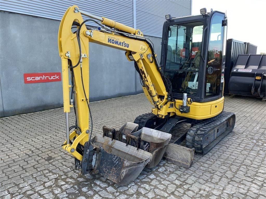 Komatsu PC26MR-3 Gravemaskiner på hjul