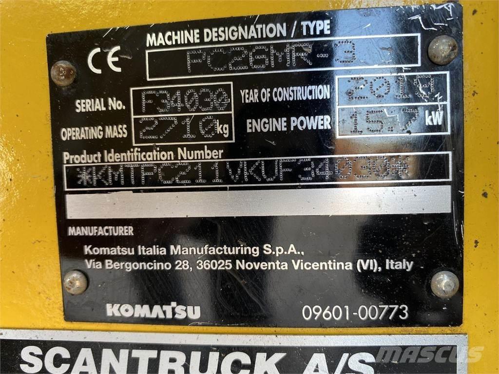 Komatsu PC26MR-3 Gravemaskiner på hjul