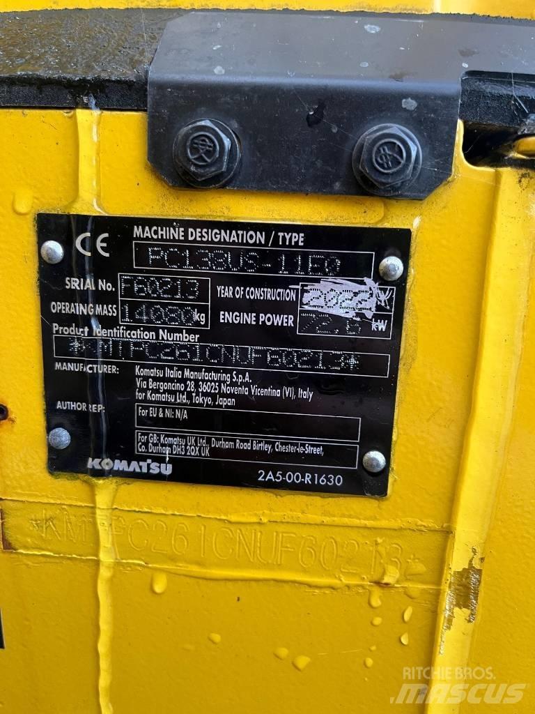 Komatsu PC138US-11 Gravemaskiner på larvebånd