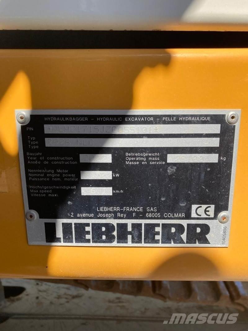 Liebherr R926 Gravemaskiner på larvebånd