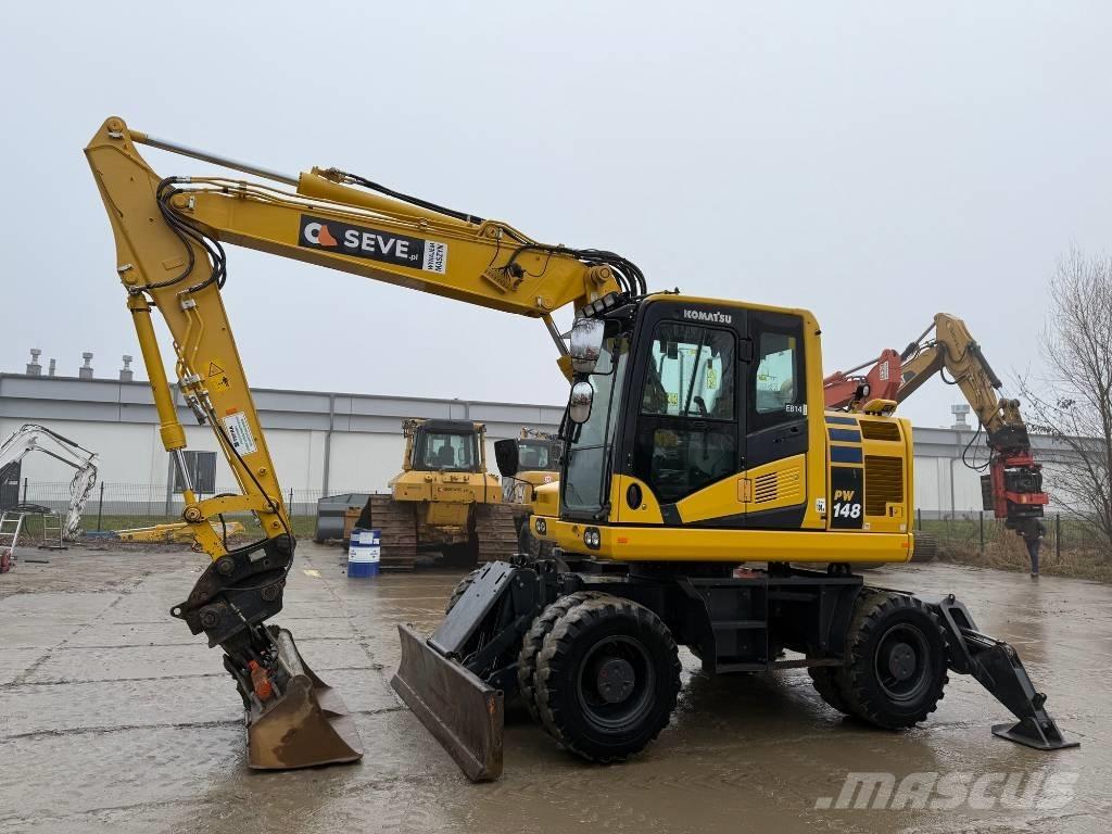 Komatsu PW 148-11 Gravemaskiner på hjul
