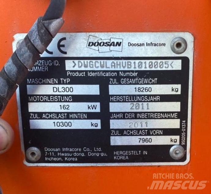 Doosan DL 300 Læssemaskiner på hjul