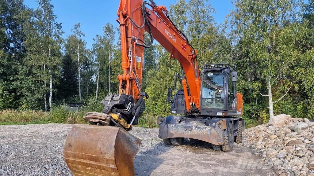Hitachi ZX 170 W-6 Gravemaskiner på hjul