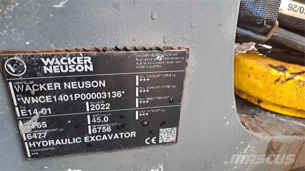 Wacker Neuson ET65 Gravemaskiner på larvebånd