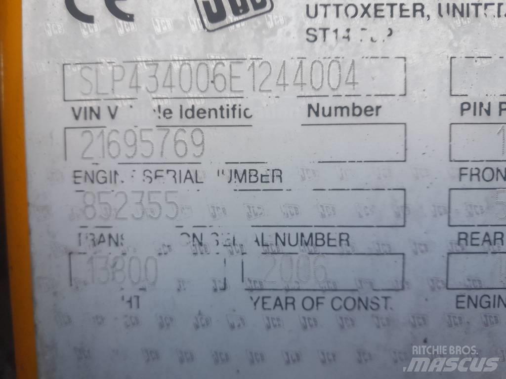 JCB 434S Læssemaskiner på hjul