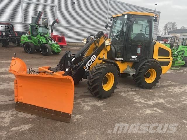 JCB 407 Agri Læssemaskiner på hjul