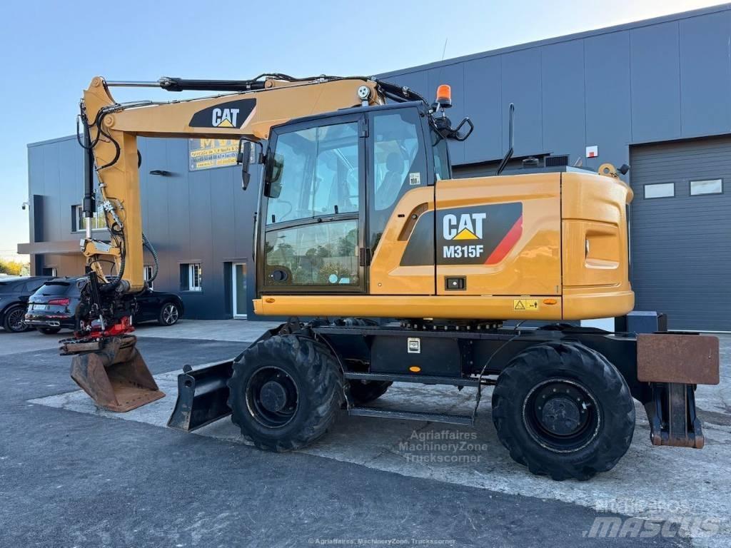 CAT M315F Gravemaskiner på hjul
