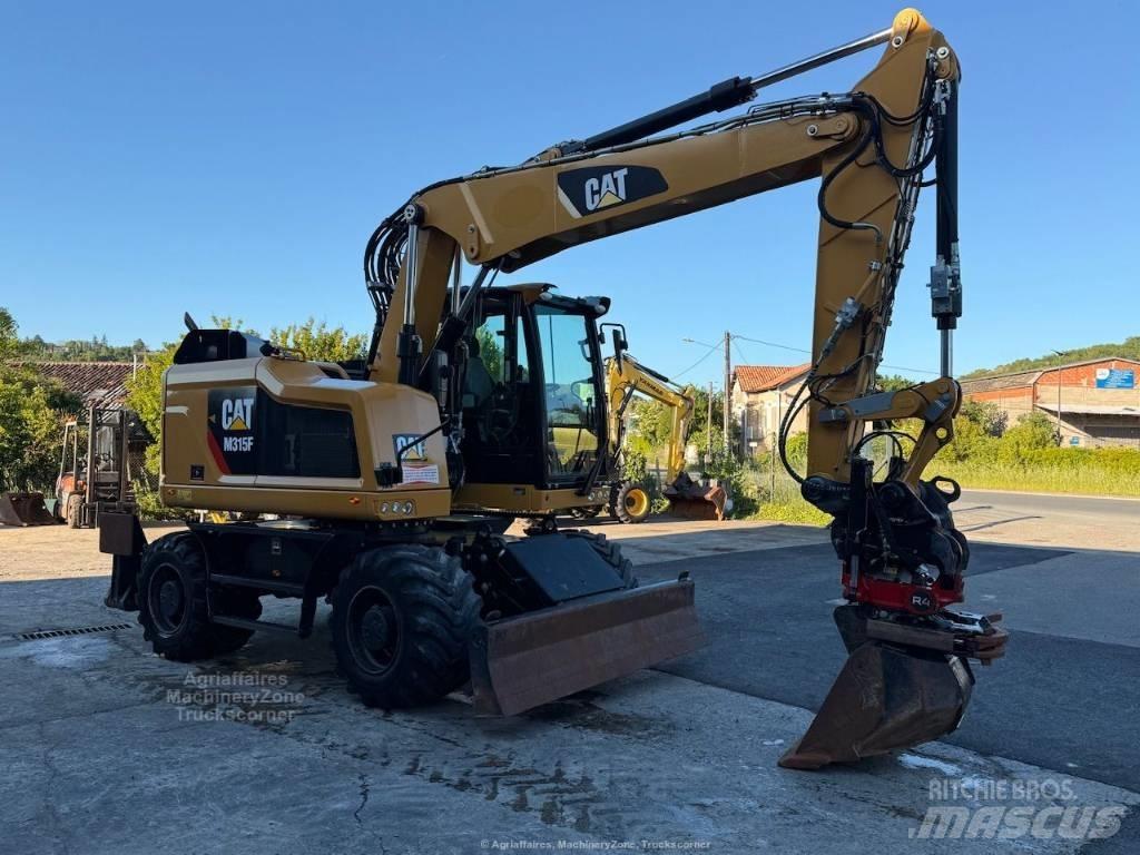 CAT M315F Gravemaskiner på hjul