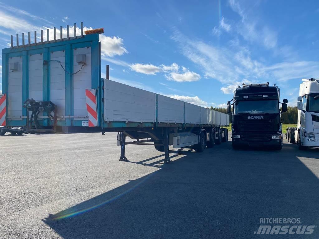 Närko puoliperävaunu Semi-trailer med lad/flatbed