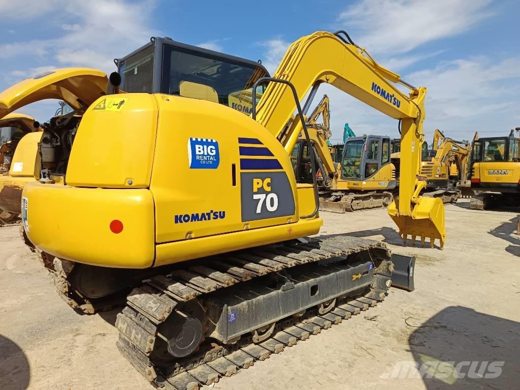 Komatsu PC 70 Midi-gravemaskiner 7t - 12t