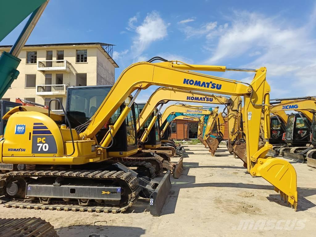 Komatsu PC 70 Midi-gravemaskiner 7t - 12t