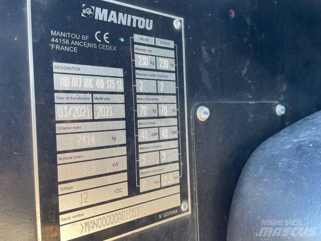 Manitou 180 ATJ Bomlifte med knækarm