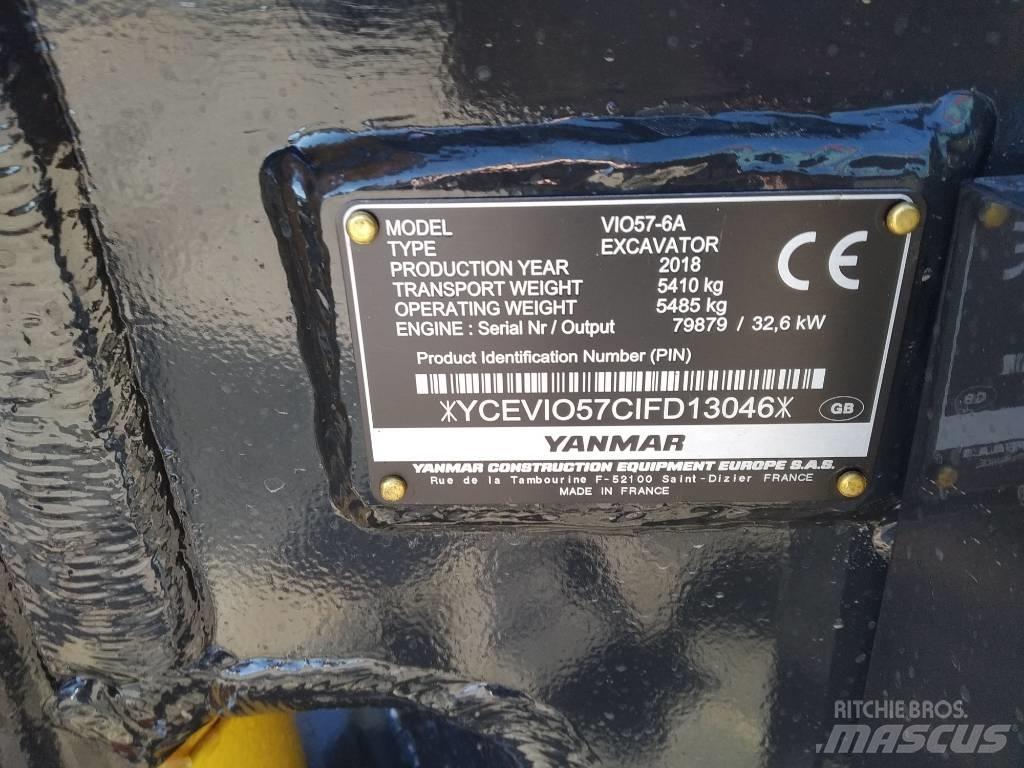 Yanmar Vio 57 Minigravemaskiner