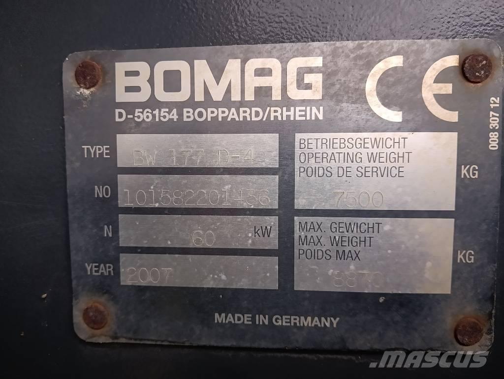 Bomag 177 D4 Enkelt tromle