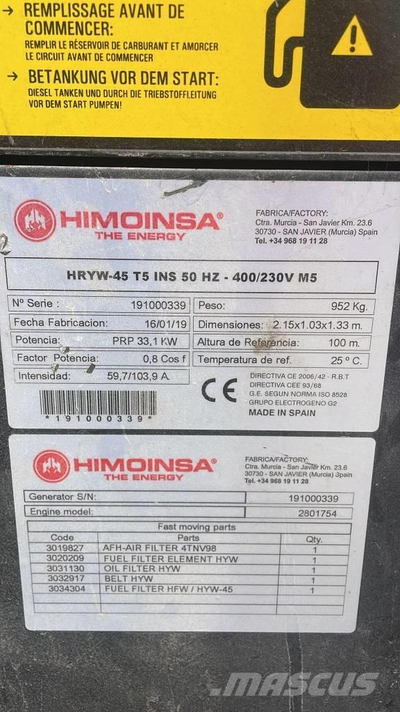 Himoinsa HRYW 45 T5 Dieselgeneratorer