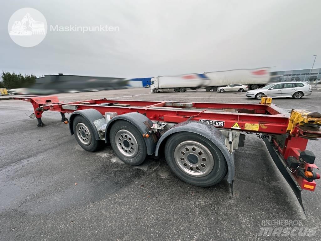Renders RPS 10 Semi-trailer med containerramme