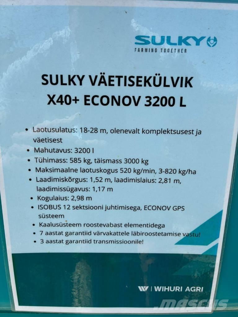 Sulky X 40+ Econov Mineralspreder