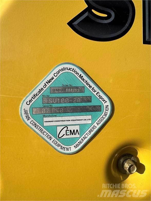 Yanmar SV100 Gravemaskiner på larvebånd